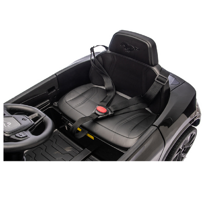 Carro Elétrico para criança FORD MUSTANG MACH-E 24v Preto c/ RODAS DE BORRACHA & ASSENTO EM PELE