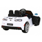 Carro Elétrico para Criança CHEVROLET CAMARO 12v Branco c/ RODAS DE BORRACHA & ASSENTO EM PELE