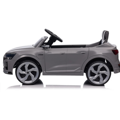 Carro Elétrico para Criança AUDI SQ8 12V Cinza c/ RODAS DE BORRACHA & ASSENTO EM PELE