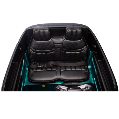 Carro elétrico para criança RANGE ROVER SV Verde Metalizado 2 Lugares 24v MP4 c/ RODAS DE BORRACHA & ASSENTO EM PELE