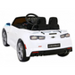 Carro Elétrico para Criança CHEVROLET CAMARO 12v Branco c/ RODAS DE BORRACHA & ASSENTO EM PELE