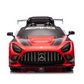 Carro Elétrico para Criança MERCEDES GT3 Deluxe 12v BATERIA DE LITIO Vermelho c/ RODAS DE BORRACHA & ASSENTO EM PELE