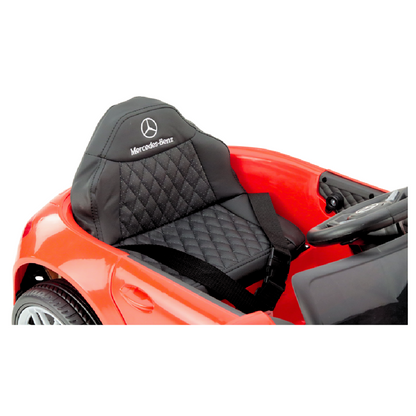 Carro Elétrico para criança MERCEDES CLS 350 12v Vermelho c/ RODAS DE BORRACHA & ASSENTO EM PELE