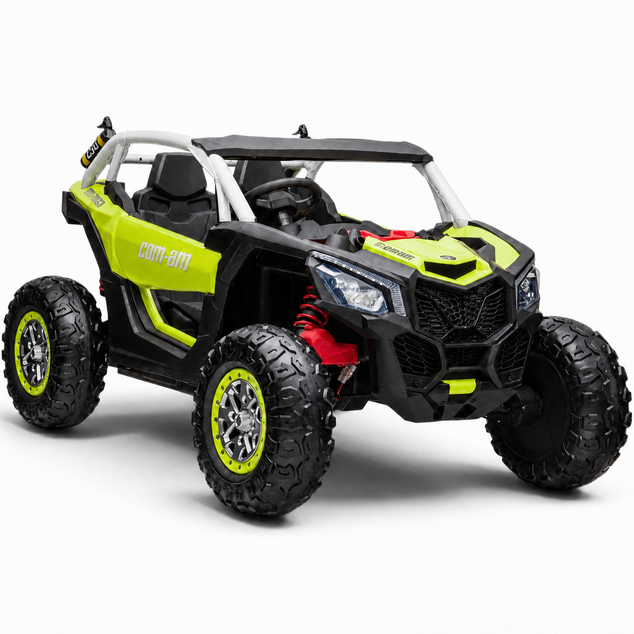 Carro Elétrico para Criança BUGGY EXTREME 24v Verde c/ RODAS DE BORRACHA & ASSENTO EM PELE