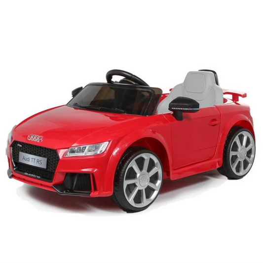 Carro Elétrico para Criança AUDI TT 12V Vermelho c/ RODAS DE BORRACHA