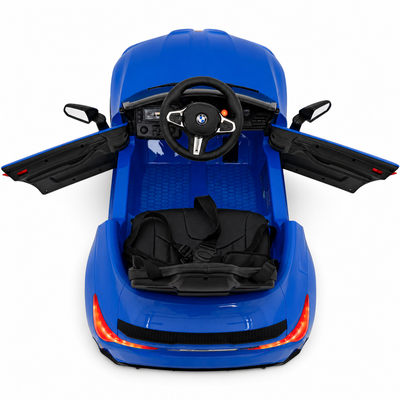 Carro Elétrico para Criança BMW M4 12v Azul BATERIA DE LITIO c/ RODAS DE BORRACHA & ASSENTO EM PELE