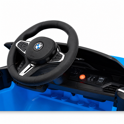 Carro Elétrico para Criança BMW M4 12v Azul BATERIA DE LITIO c/ RODAS DE BORRACHA & ASSENTO EM PELE