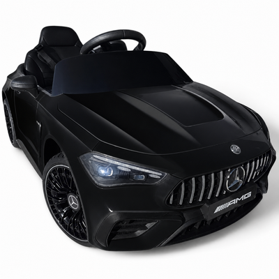 Carro Elétrico para Criança Mercedes CLE53 Preto 12v c/ RODAS DE BORRACHA & ASSENTO EM PELE