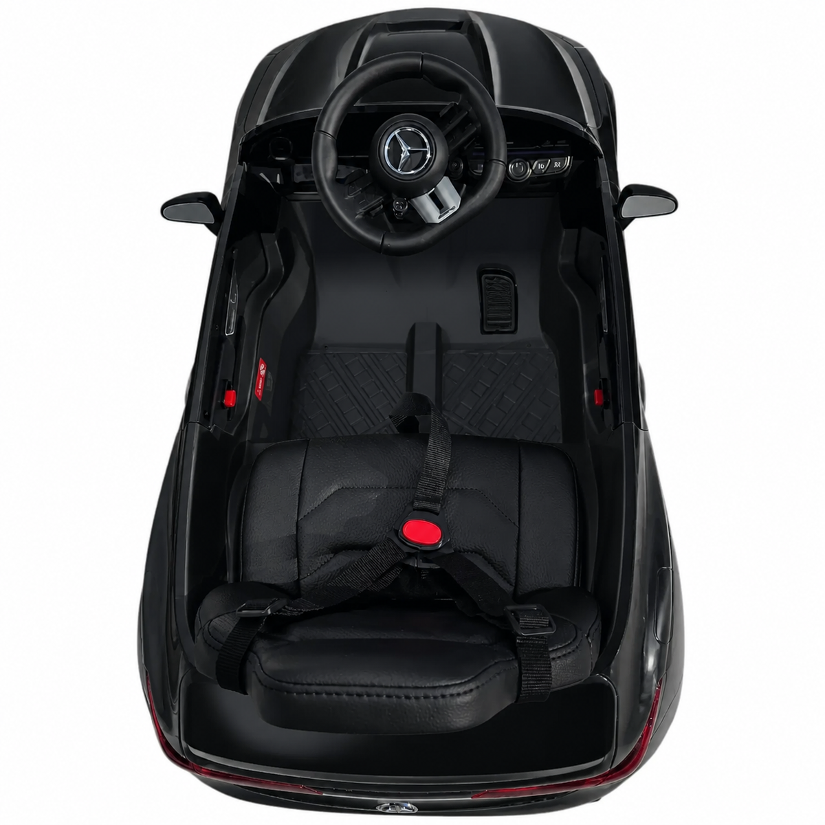 Carro Elétrico para Criança Mercedes CLE53 Preto 12v c/ RODAS DE BORRACHA & ASSENTO EM PELE