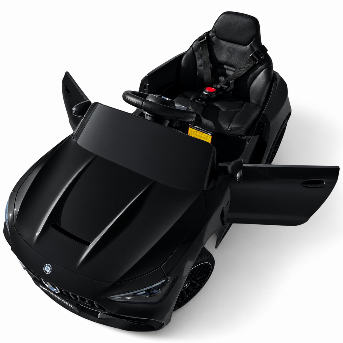 Carro Elétrico para Criança Mercedes CLE53 Preto 12v c/ RODAS DE BORRACHA & ASSENTO EM PELE