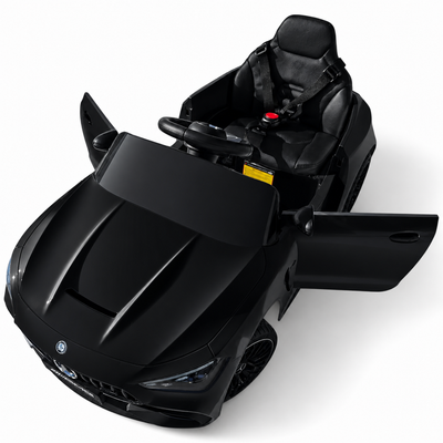Carro Elétrico para Criança Mercedes CLE53 Preto 12v c/ RODAS DE BORRACHA & ASSENTO EM PELE