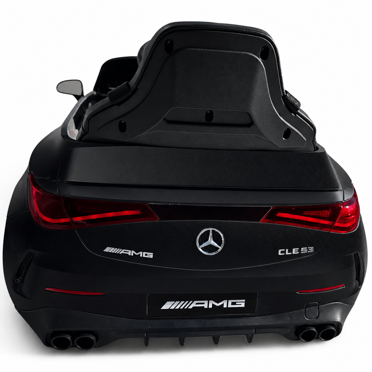 Carro Elétrico para Criança Mercedes CLE53 Preto 12v c/ RODAS DE BORRACHA & ASSENTO EM PELE