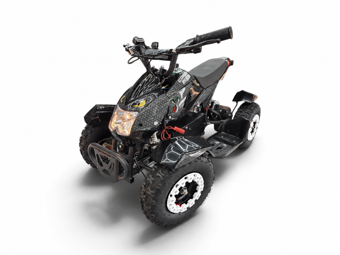 Mota Elétrica para Criança QUAD COBRA 800W 36v Cinza c/ TRAVÕES DE DISCO, SUSPENSÃO & MARCHA-ATRÁS