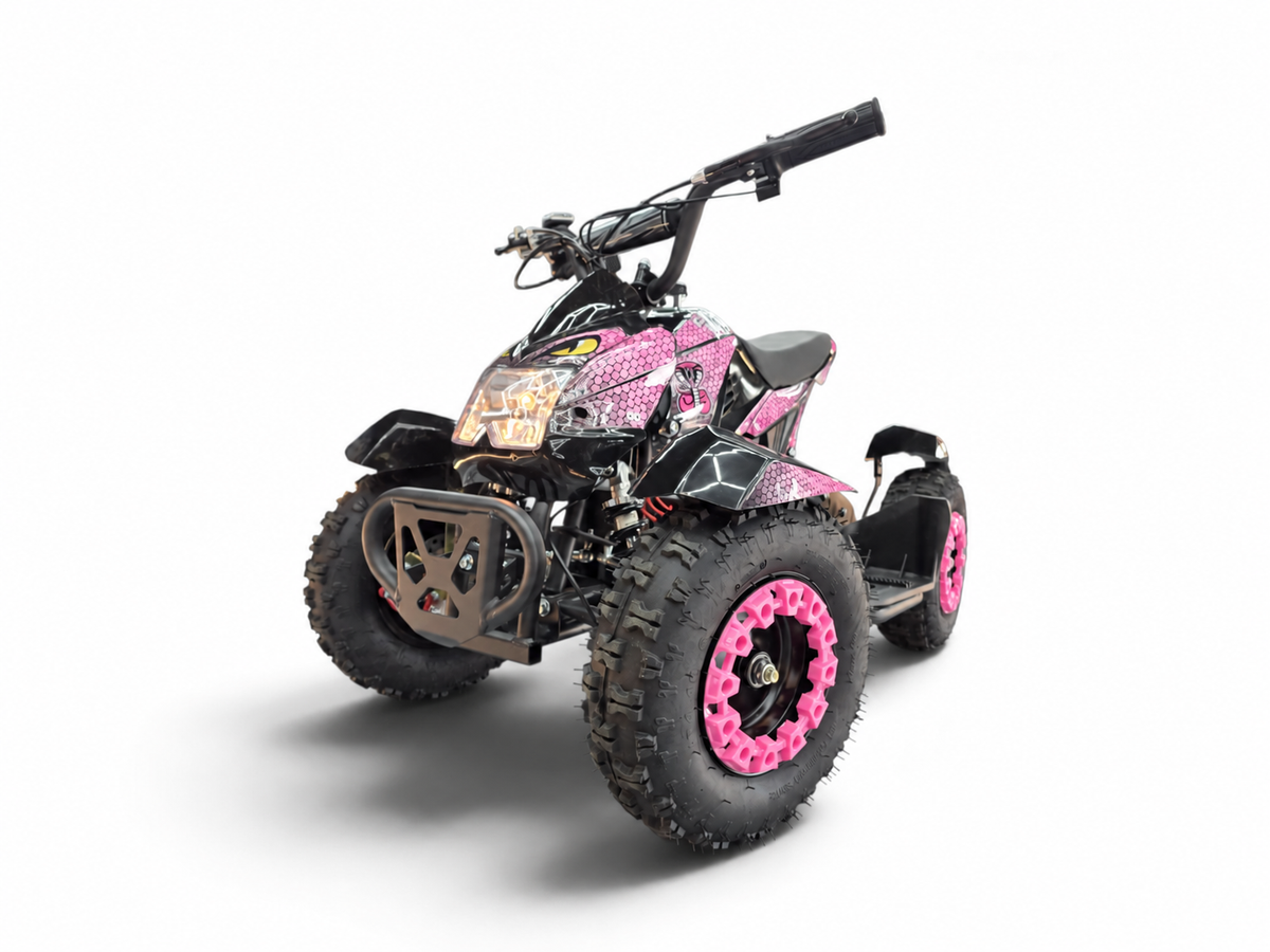 Quad elétrico Cobra rosa