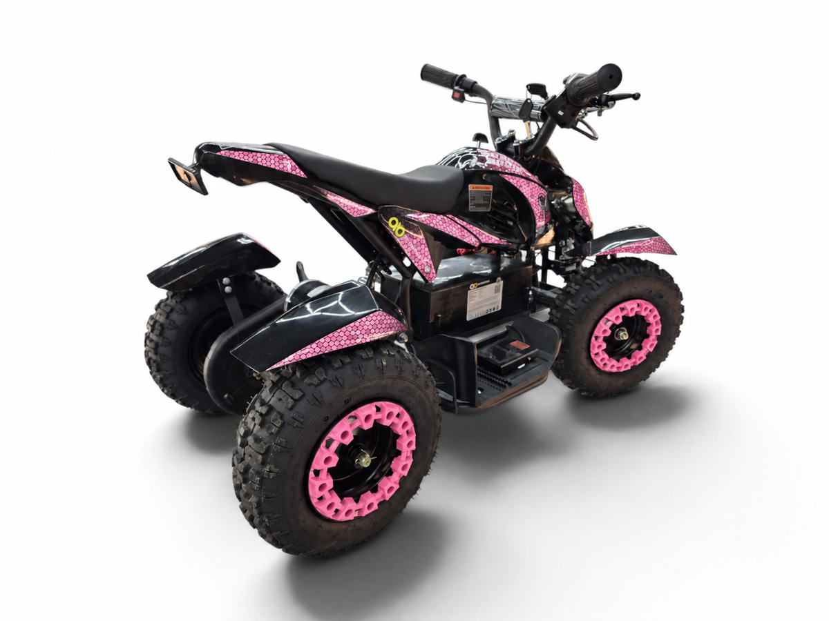 Quad elétrico Cobra rosa