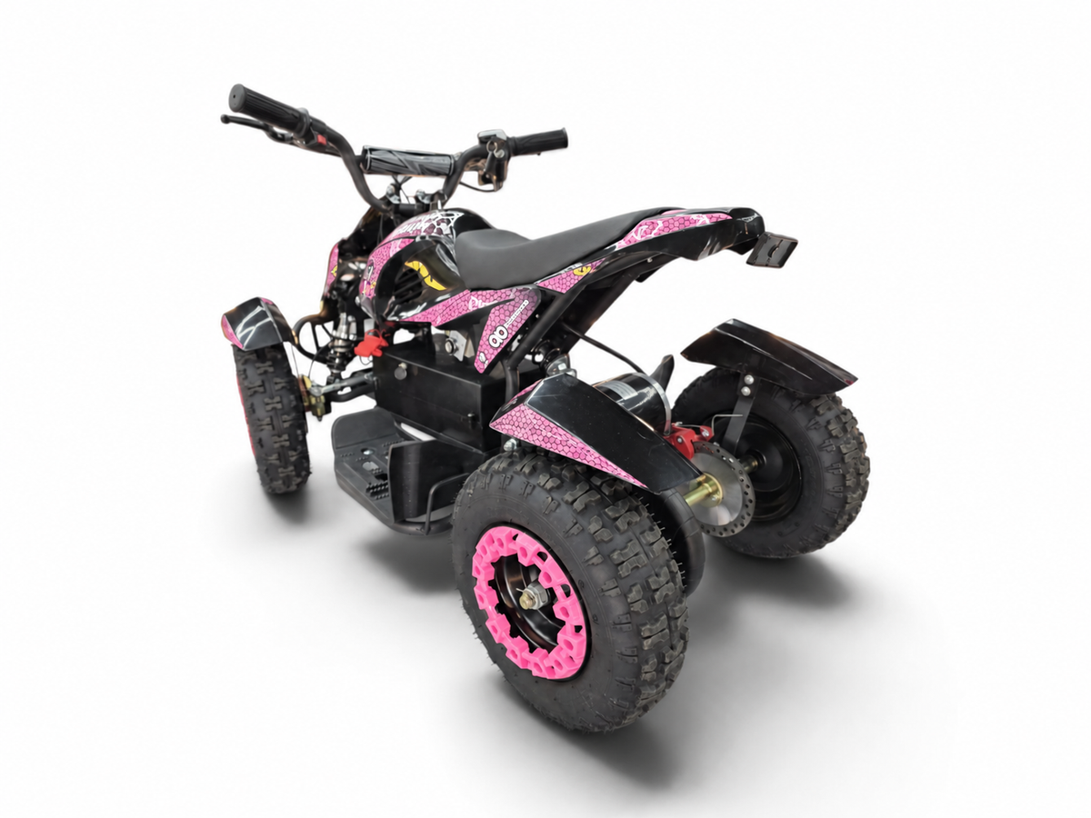 Quad elétrico Cobra rosa