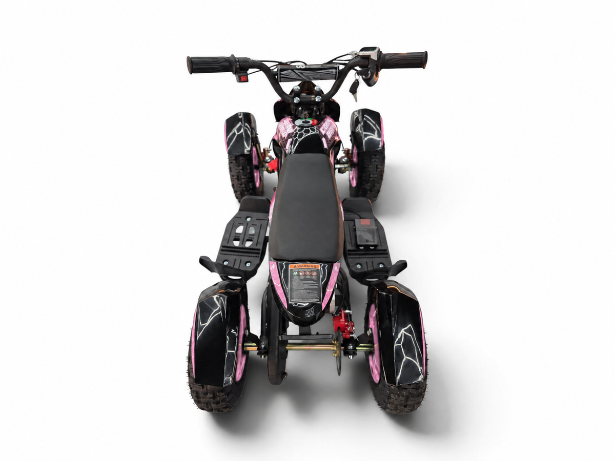 Quad elétrico Cobra rosa