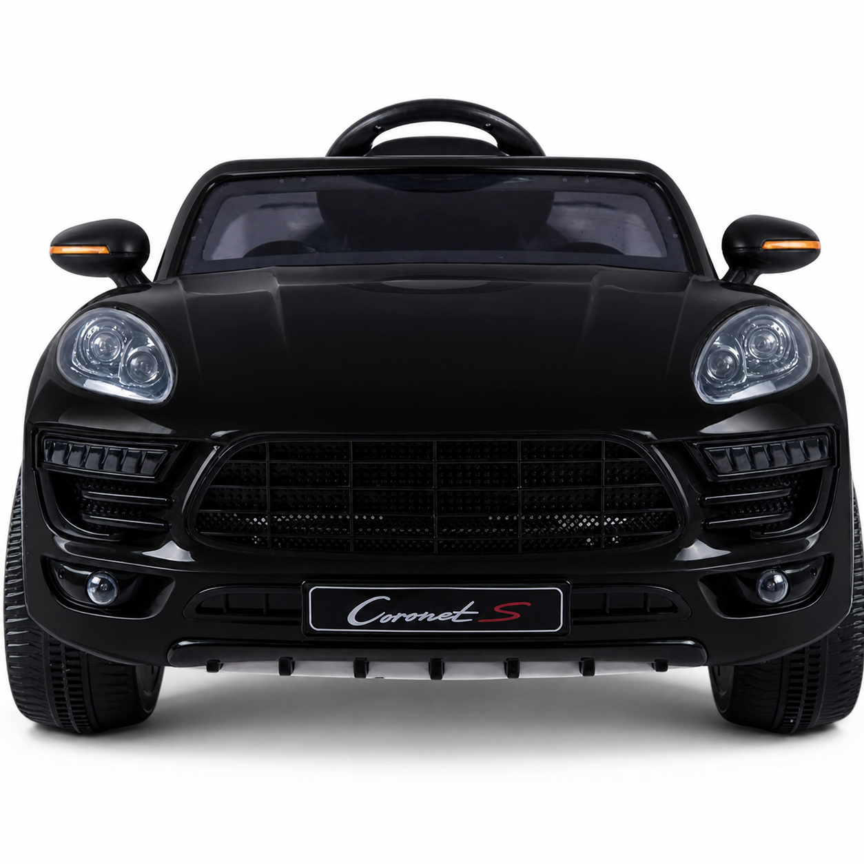 Carro Elétrico para Criança CORONET-S 12v Preto c/ RODAS DE BORRACHA