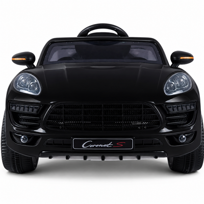 Carro Elétrico para Criança CORONET-S 12v Preto c/ RODAS DE BORRACHA