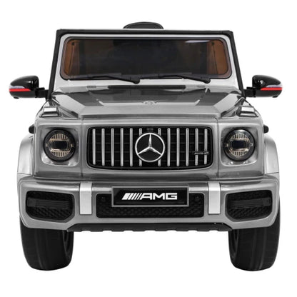 Carro Elétrico para Criança MERCEDES G63 12v Cinza c/ RODAS DE BORRACHA & ASSENTO EM PELE