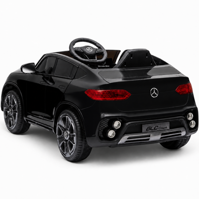 Carro Elétrico para Criança MERCEDES GLC coupê BATERIA DE LITIO 12v 4x4 Preto c/ RODAS DE BORRACHA & ASSENTO EM PELE
