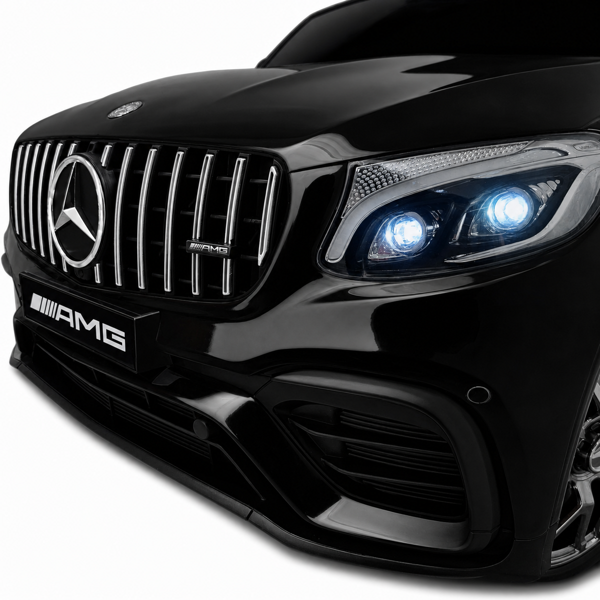 Mercedes GLC63S 4x4 12V Preto – carro elétrico para criança (vista 2)