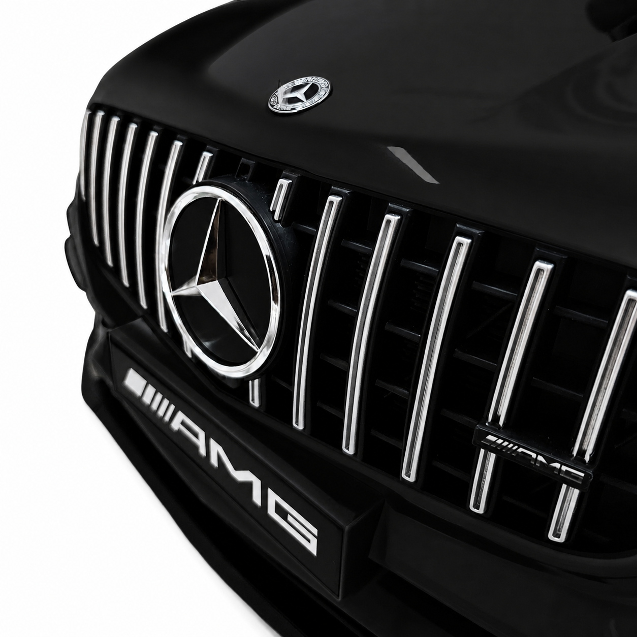 Carro Elétrico para Criança MERCEDES GLC63S 4x4 12v Preto c/ RODAS DE BORRACHA & ASSENTO EM PELE