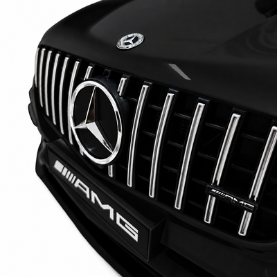 Carro Elétrico para Criança MERCEDES GLC63S 4x4 12v Preto c/ RODAS DE BORRACHA & ASSENTO EM PELE