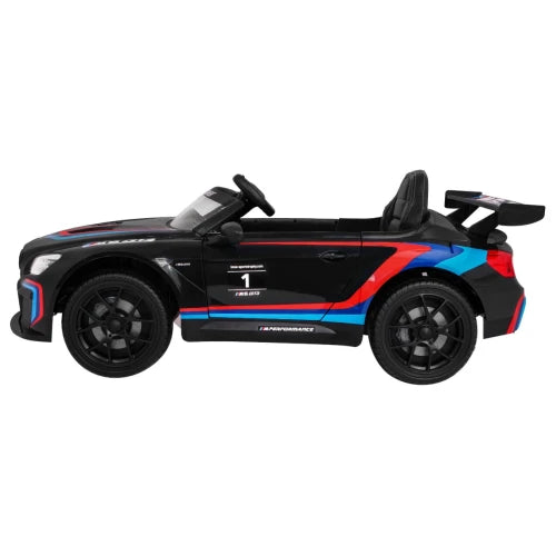 Carro Elétrico para Criança BMW M6 GT3 12v Preto c/ RODAS DE BORRACHA & ASSENTO EM PELE