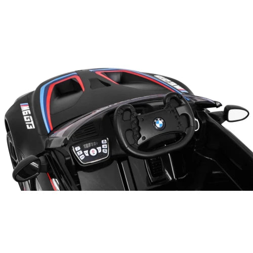 Carro Elétrico para Criança BMW M6 GT3 12v Preto c/ RODAS DE BORRACHA & ASSENTO EM PELE