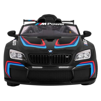 Carro Elétrico para Criança BMW M6 GT3 12v Preto c/ RODAS DE BORRACHA & ASSENTO EM PELE