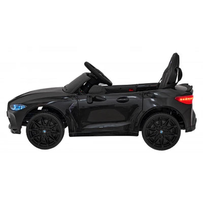 Carro Elétrico para Criança BMW M4 12v Preto BATERIA DE LITIO c/ RODAS DE BORRACHA & ASSENTO EM PELE
