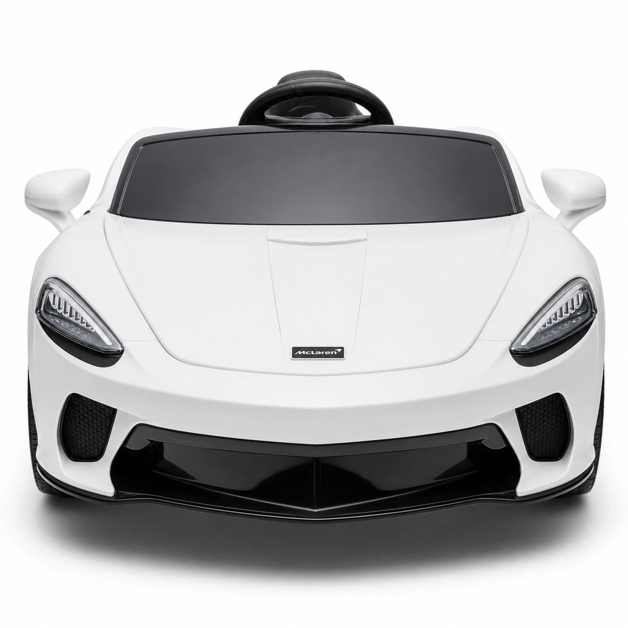 Carro Elétrico para Criança MCLAREN GT 12v Branco c/ RODAS DE BORRACHA & ASSENTO EM PELE