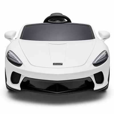 Carro Elétrico para Criança MCLAREN GT 12v Branco c/ RODAS DE BORRACHA & ASSENTO EM PELE