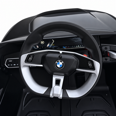 Carro Elétrico para Criança BMW I4 12v BATERIA DE LITIO Preto c/ RODAS DE BORRACHA & ASSENTO EM PELE