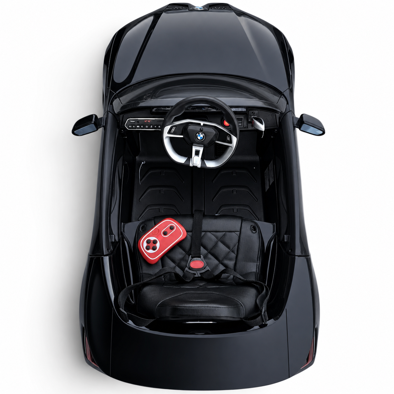 Carro Elétrico para Criança BMW I4 12v BATERIA DE LITIO Preto c/ RODAS DE BORRACHA & ASSENTO EM PELE