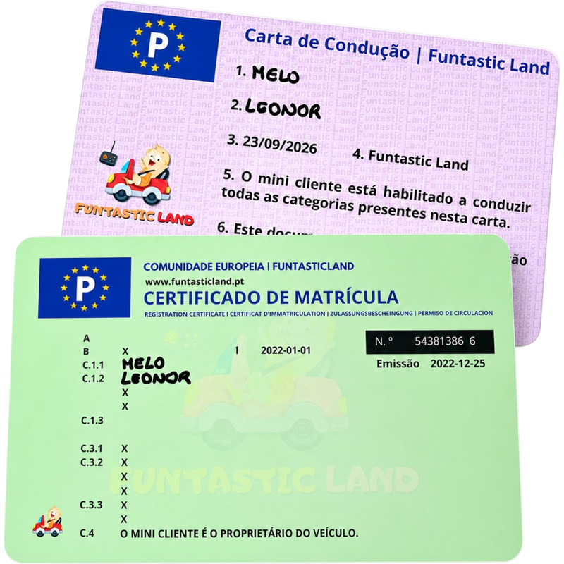 Documentos personalizados Funtastic Land