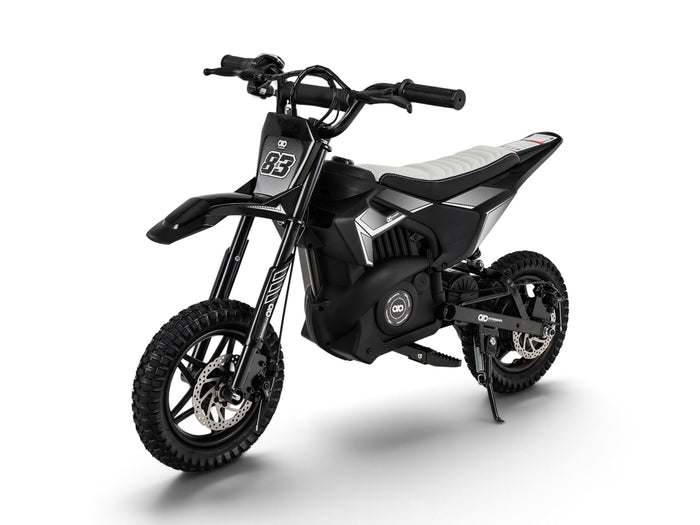 Mota Elétrica para Criança Crossbike RAIDER 24v Preta c/ TRAVÕES DE DISCO & SUSPENSÃO