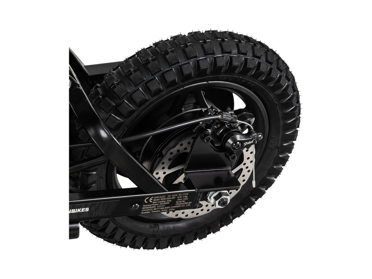 Mota de cross elétrica Raider preta