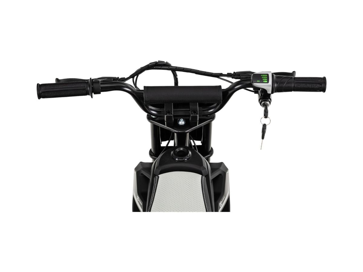 Mota de cross elétrica Raider preta