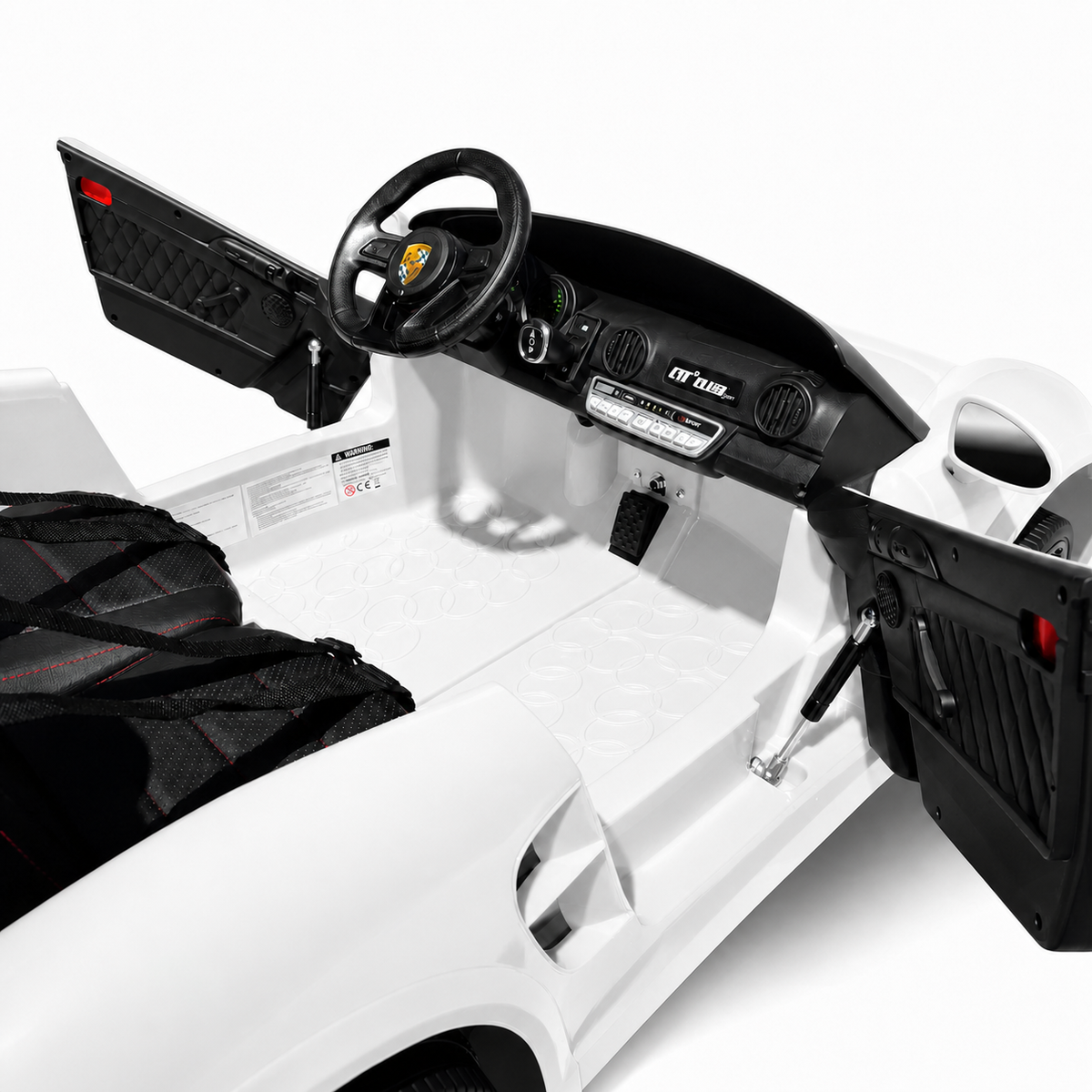 RUF CTT 4x4 24V Branco – carro elétrico para criança (vista 9)