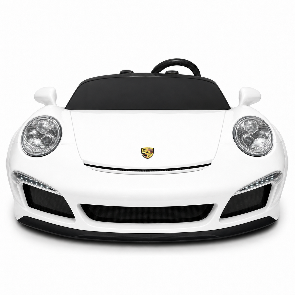 Carro Elétrico para Criança RUF CTT Branco 4x4 24v c/ RODAS DE BORRACHA & ASSENTO EM PELE