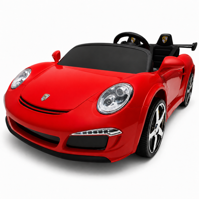 Carro Elétrico para Criança RUF CTT Vermelho 4x4 24v c/ RODAS DE BORRACHA & ASSENTO EM PELE