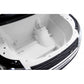 Carro elétrico para criança RANGE ROVER SV 4X4 12v14ah Branco 2 Lugares c/ RODAS DE BORRACHA & ASSENTO EM PELE