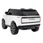 Carro elétrico para criança RANGE ROVER SV 4X4 12v14ah Branco 2 Lugares c/ RODAS DE BORRACHA & ASSENTO EM PELE
