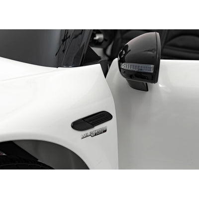 Carro Elétrico para Criança MERCEDES SL63 Branco 4x4  2 LUGARES 24v c/ RODAS DE BORRACHA & ASSENTO EM PELE