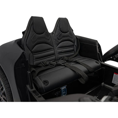 Carro Elétrico para Criança MERCEDES SL63 Preto 4x4 2 LUGARES 24v c/ RODAS DE BORRACHA & ASSENTO EM PELE