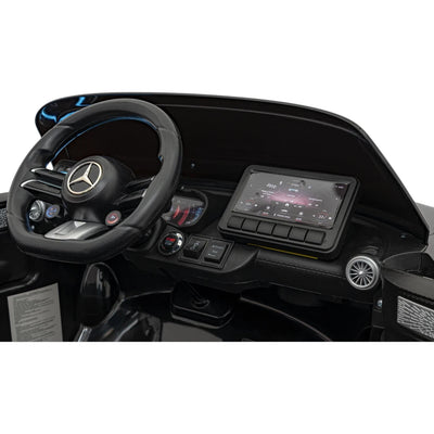 Carro Elétrico para Criança MERCEDES SL63 Preto 4x4 2 LUGARES 24v c/ RODAS DE BORRACHA & ASSENTO EM PELE