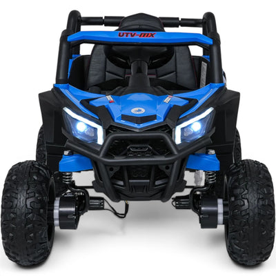 Carro Elétrico para Criança Buggy UTV-MX 12v Azul BATERIA DE LITIO c/ RODAS DE BORRACHA & ASSENTO EM PELE