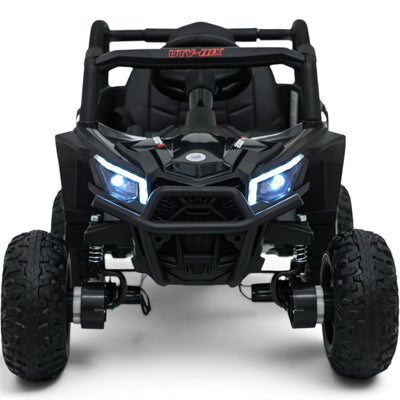 Carro Elétrico para Criança Buggy UTV-MX 12v Preto BATERIA DE LITIO c/ RODAS DE BORRACHA & ASSENTO EM PELE